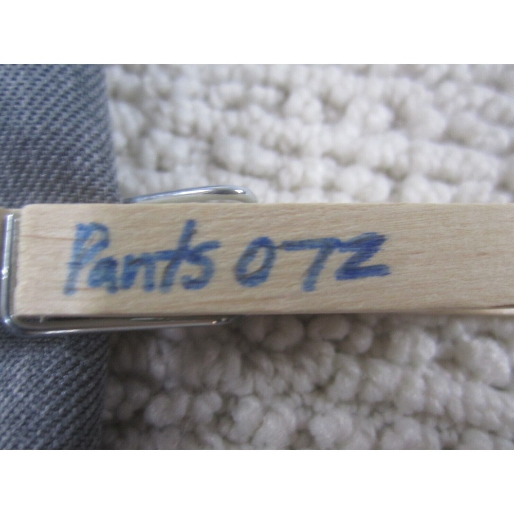 Puritan Pants Mens 36 Gray Flat Front Chino Dress Pant Straight Casual 36x32 - Picture 7 of 7